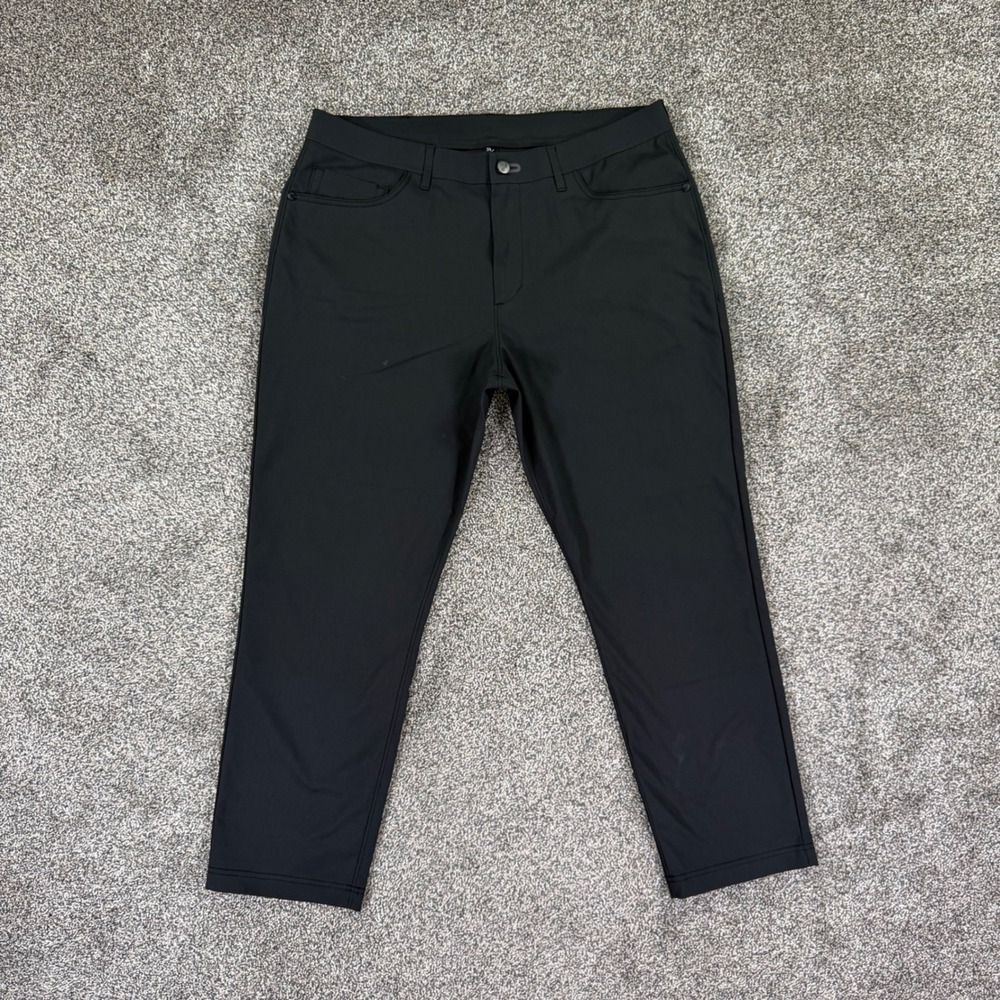 Public Rec Workday Pant Mens 34x28 Black Performance Stretch Chino Trousers
